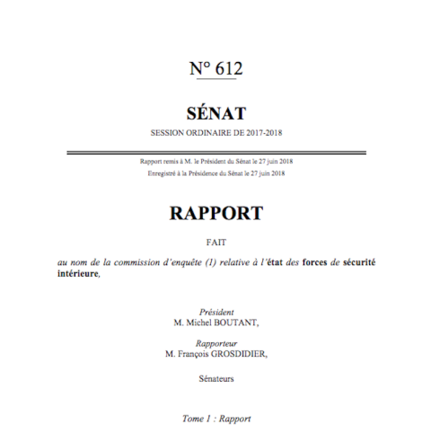 Rapport Sénat